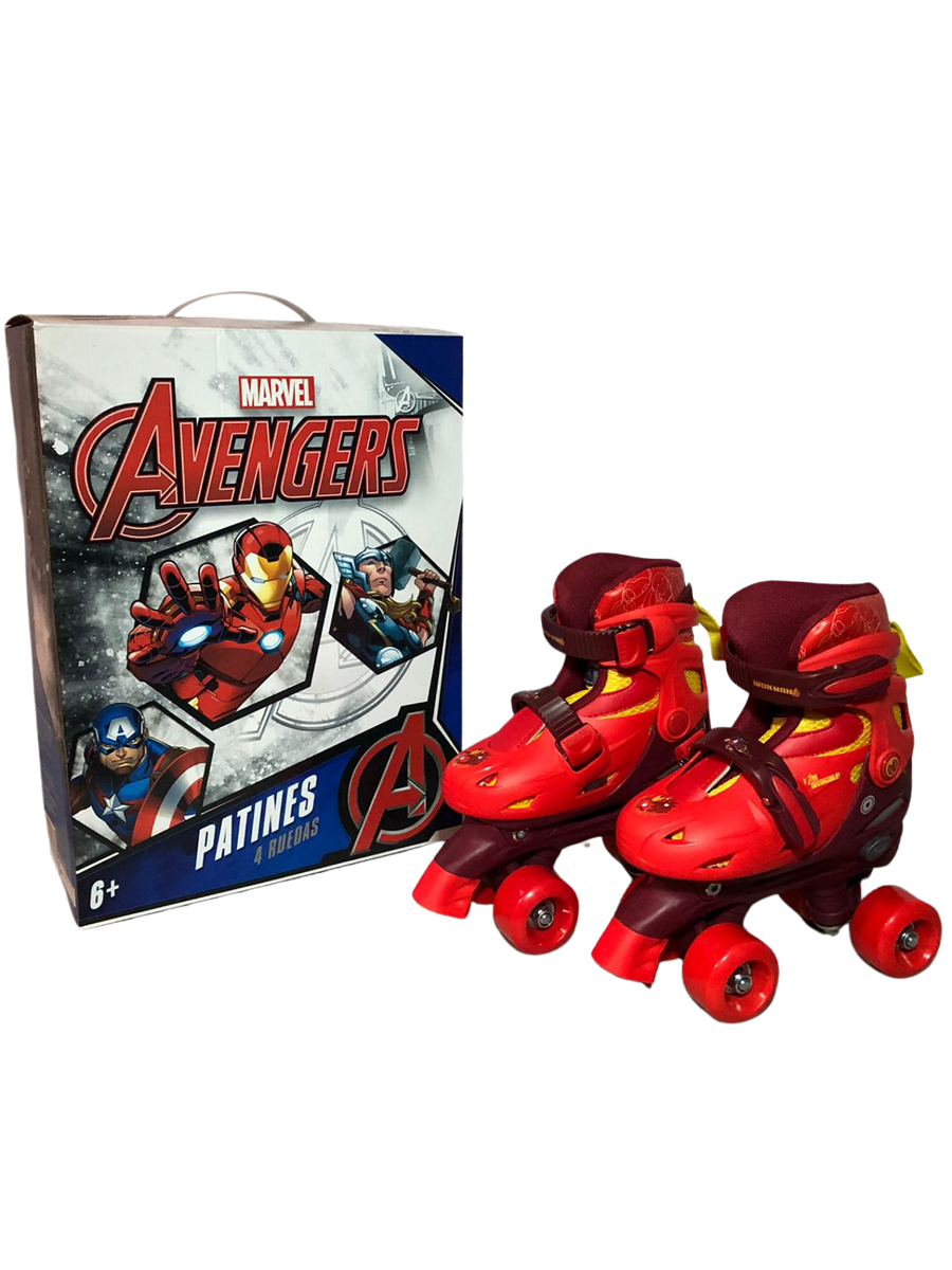 Patines 4 Ruedas Ajustables Avengers Talla 19-21