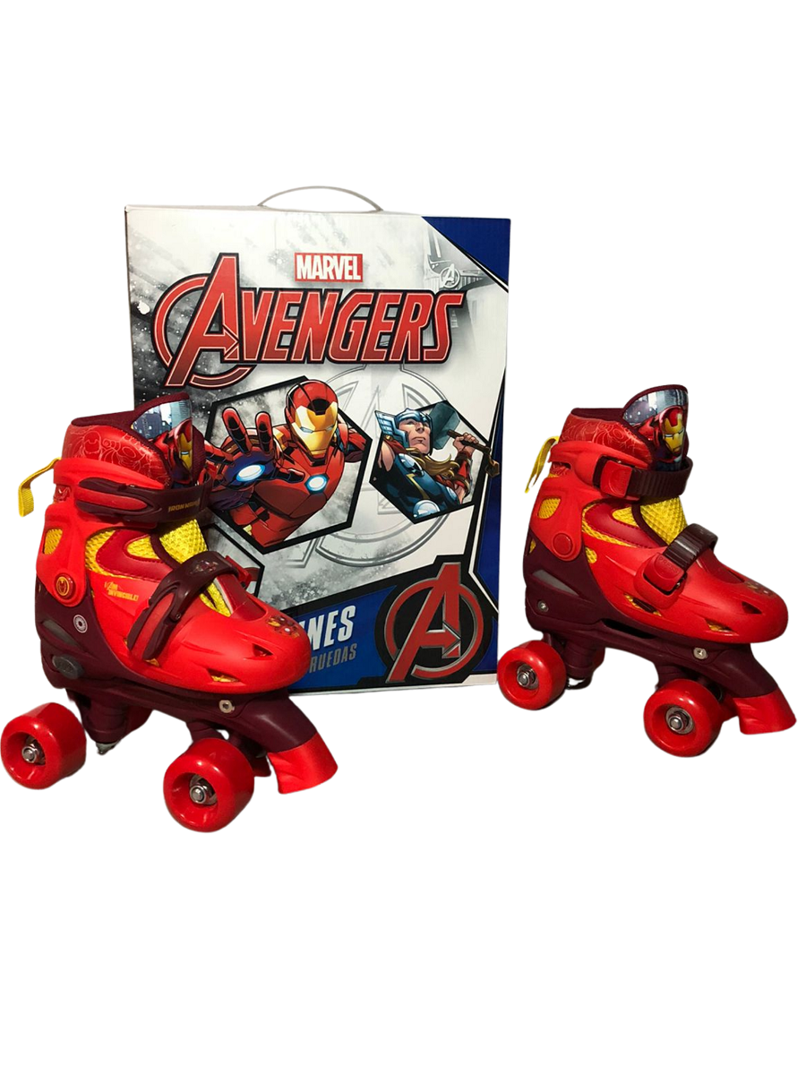 Patines 4 Ruedas Ajustables Avengers Talla 19-21