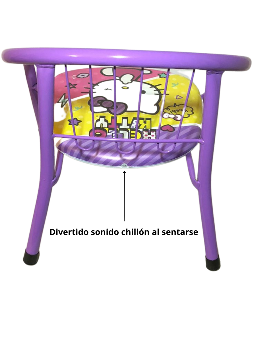 Silla Para Niños Silbato Chillón Hello Kitty 