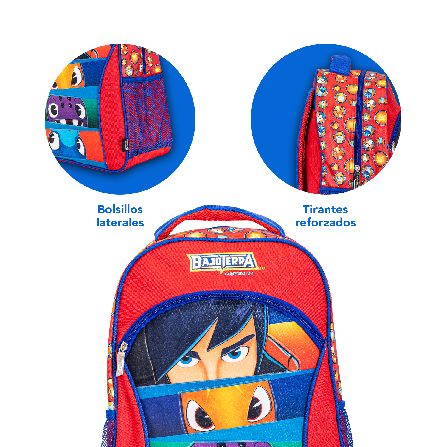 Mochila Escolar Slugterra Varios Personajes