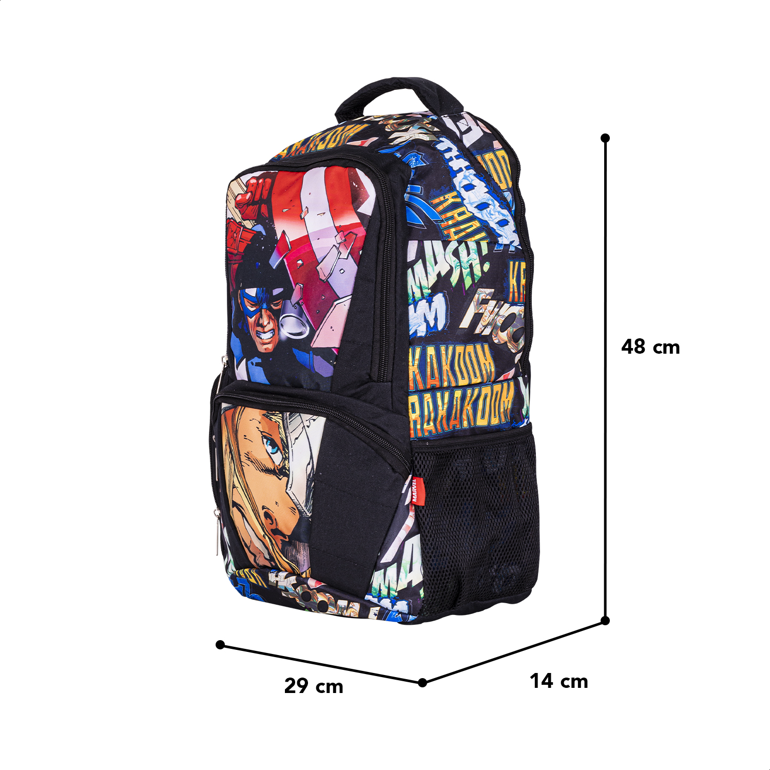 Mochila Escolar Porta Laptop Edición Marvel Comics Avengers