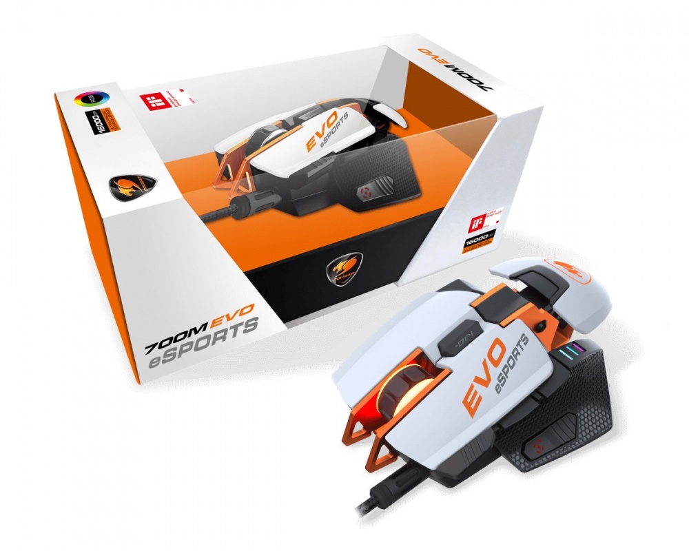 Mouse Gamer Cougar Óptico Alambrico 700M EVO eSPORTS