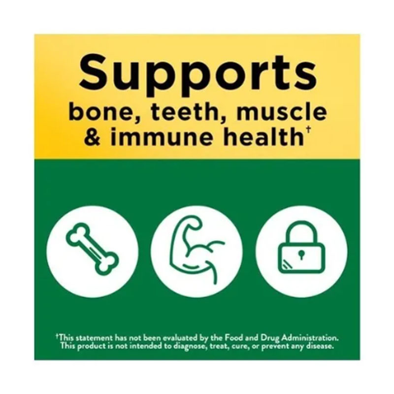 Gomitas Vitamina D3 2000iu 50mcg Nature Made Cuida Tus Huesos 150 Gomita sabor Fresa-Durazno