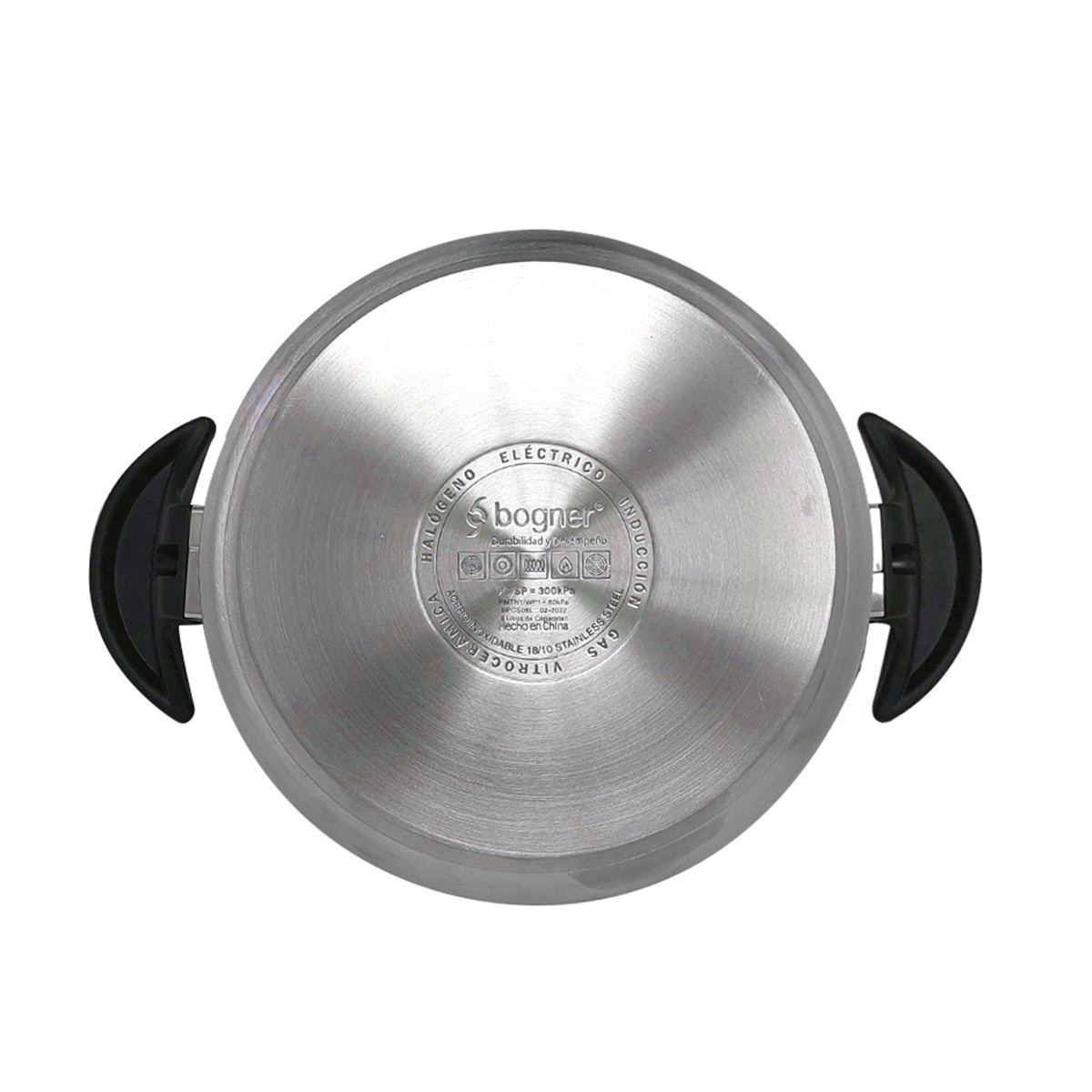 Olla de presión/expres 6 l en acero inoxidable 18/8