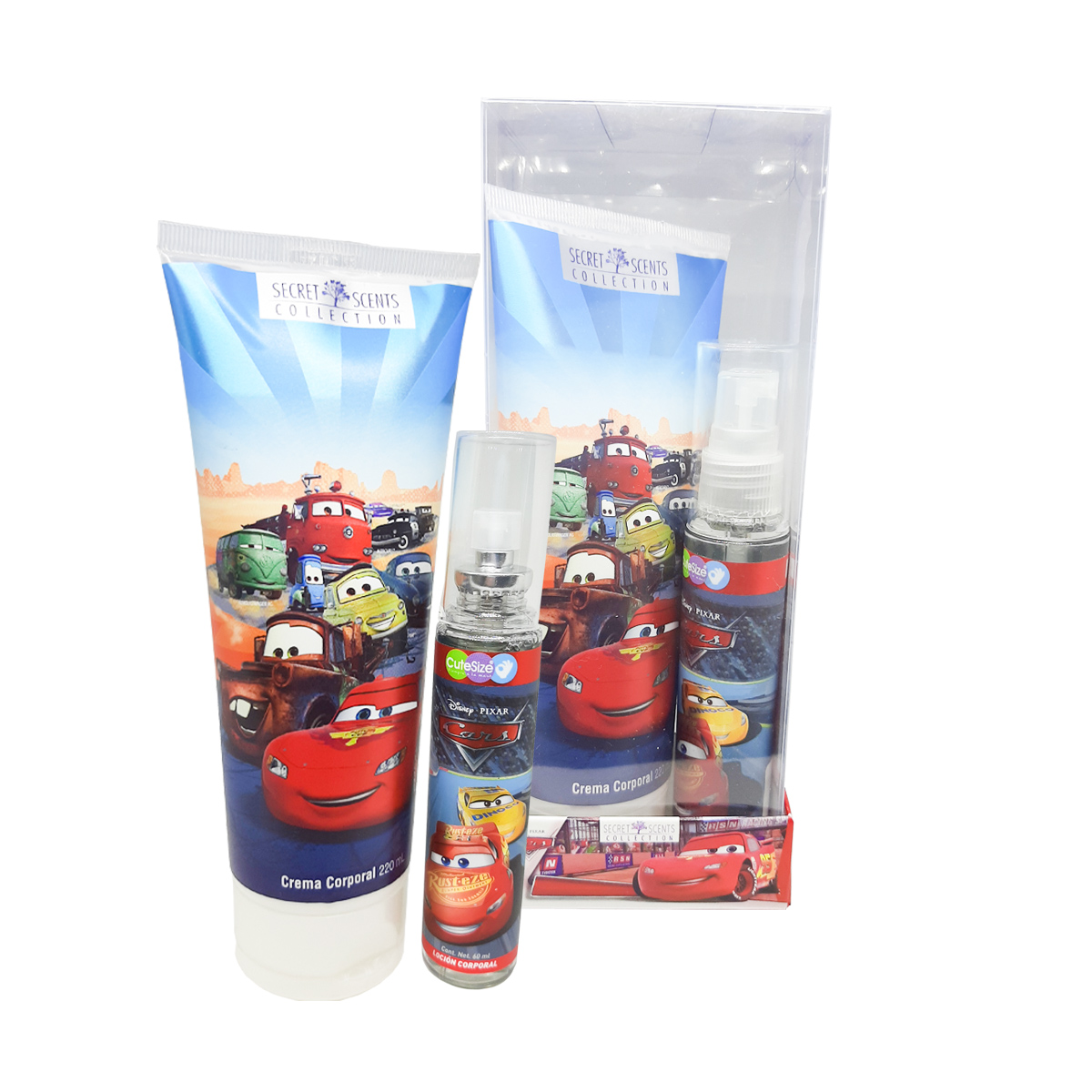 Perfume para Niño Cars Disney Set 2pz Fragancia Gbc