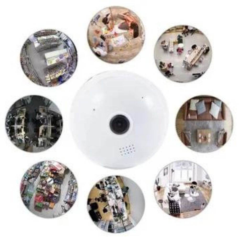 Cámara de Vigilancia en forma de foco Gadgets & Fun Camara de video vigilancia Wifi 