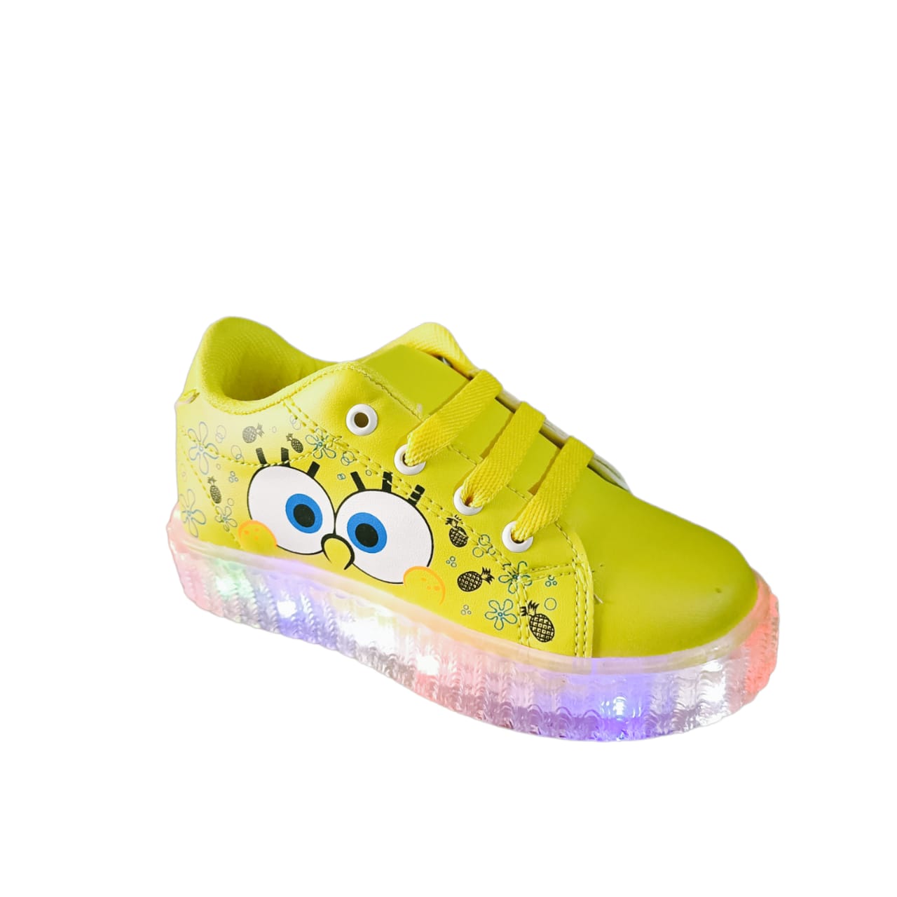 Tenis Bob Esponja Niño Niña Luces Led Spongebob Sneakers