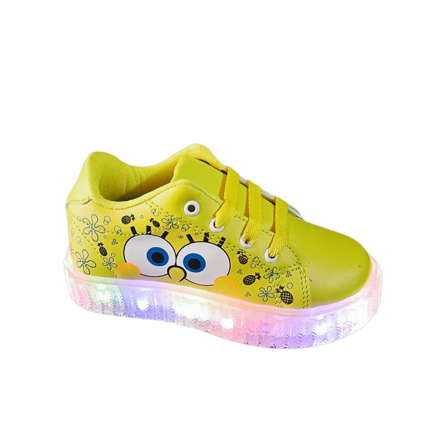 Tenis Bob Esponja Niño Niña Luces Led Spongebob Sneakers