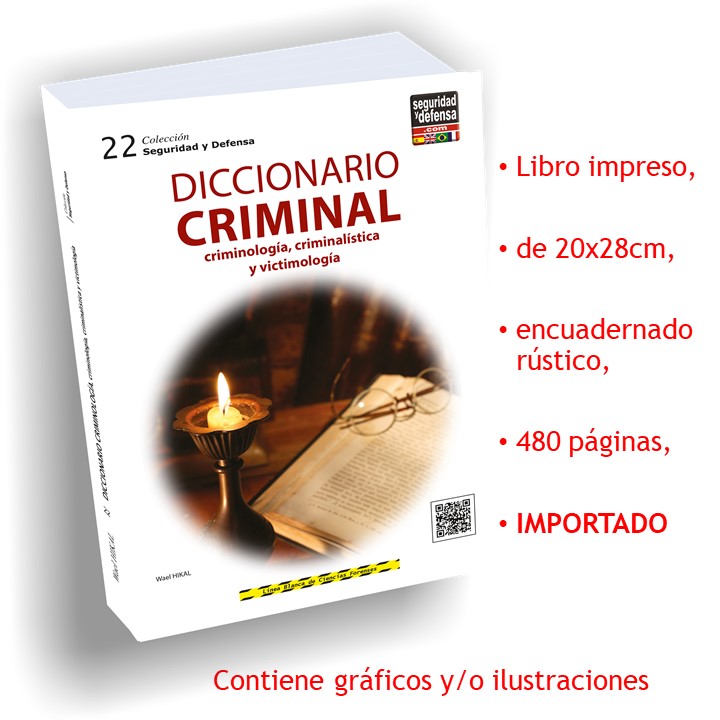 Diccionario Criminal, Criminología, Crimi + 10 Libros Mano