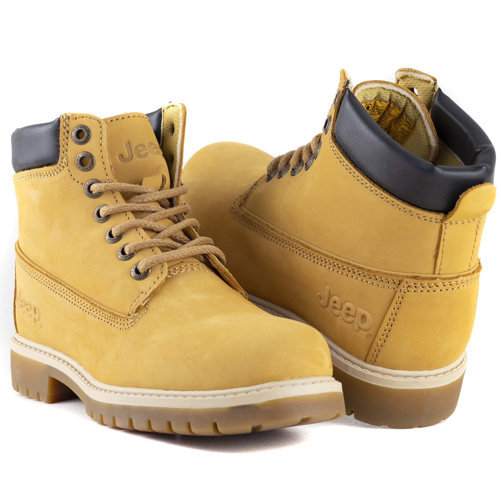 BOTA URBANA COLOR MIEL PARA CABALLERO JEEP EST. 3801 NOBUCK MIEL ORIGINAL