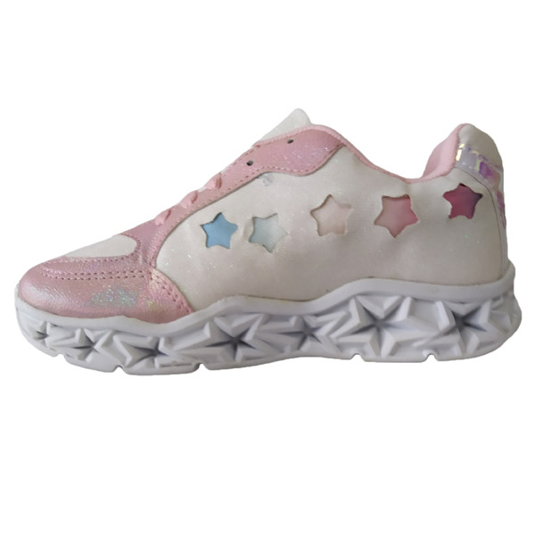TENIS GLITTER CON LUZ LED PARA NIÑA MSHOES