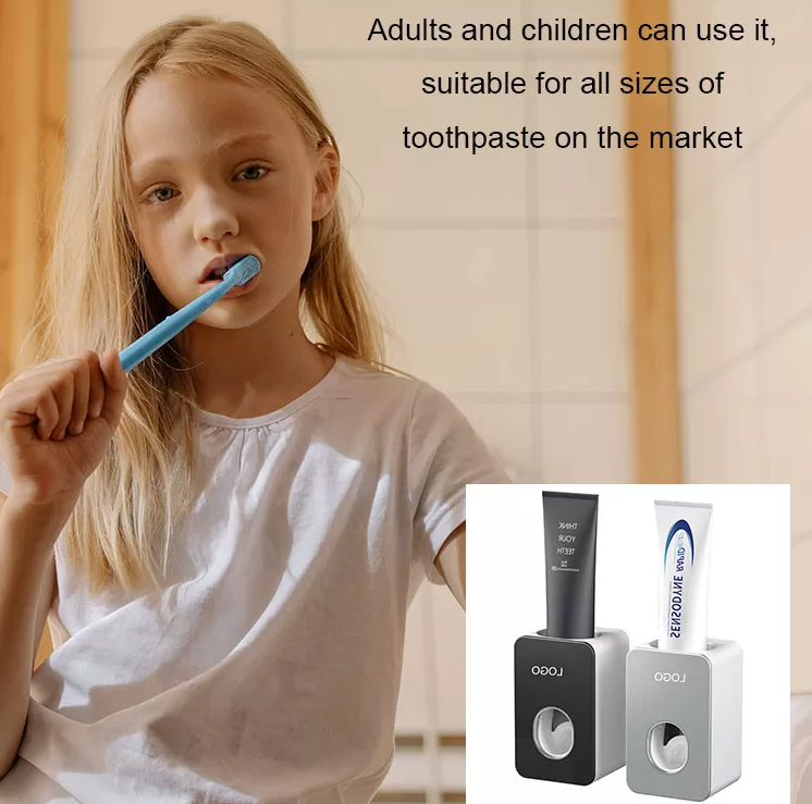 Dispensador automático de pasta de dientes, dispensador eléctrico de pasta  de dientes montado en la pared para niños y adultos, dispensador de pasta