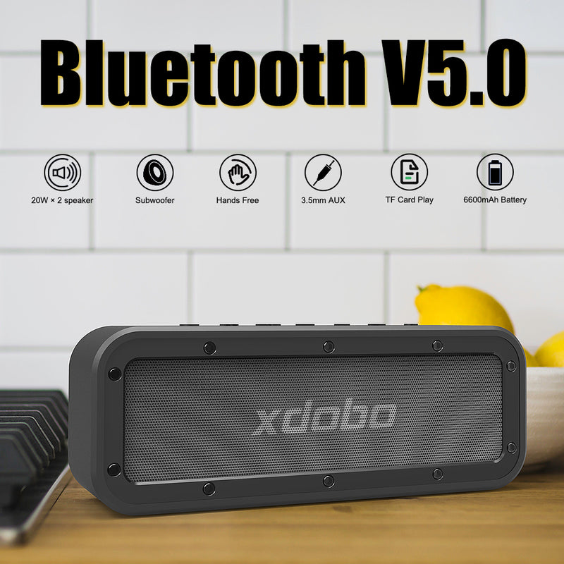 XDOBO Wake 1983 Bocina Bluetooth 5.0 de 50 Watts TWS IPX7