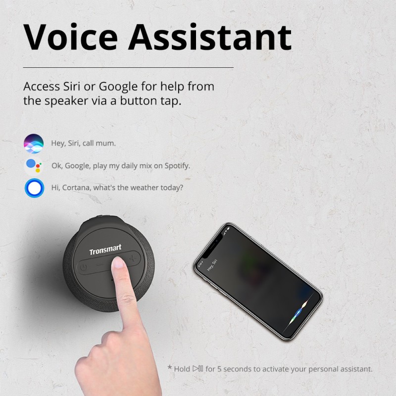 Bocina Tronsmart T6 Mini Bluetooth 5.0 Tws 15w Ipx6 Negro