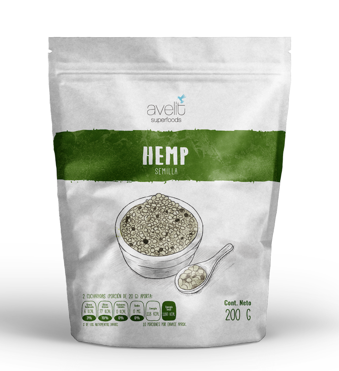 Semillas de Hemp 200g