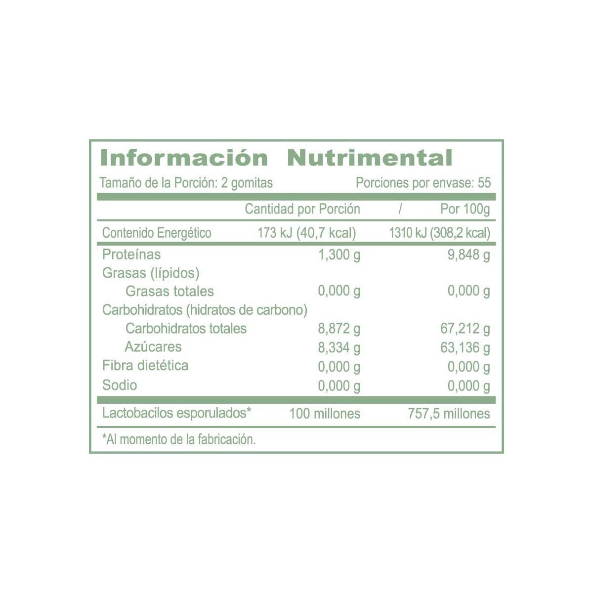110 Gomitas de Probióticos Arándano JustBiotics 640613 CST