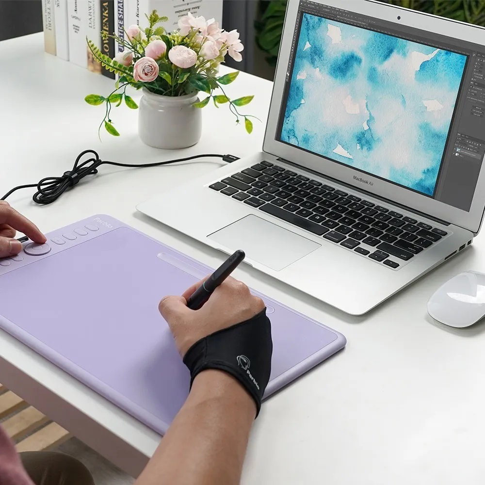 Tableta Digitalizadora Dibujo Parblo Intangbo M 10x6 Pulgada