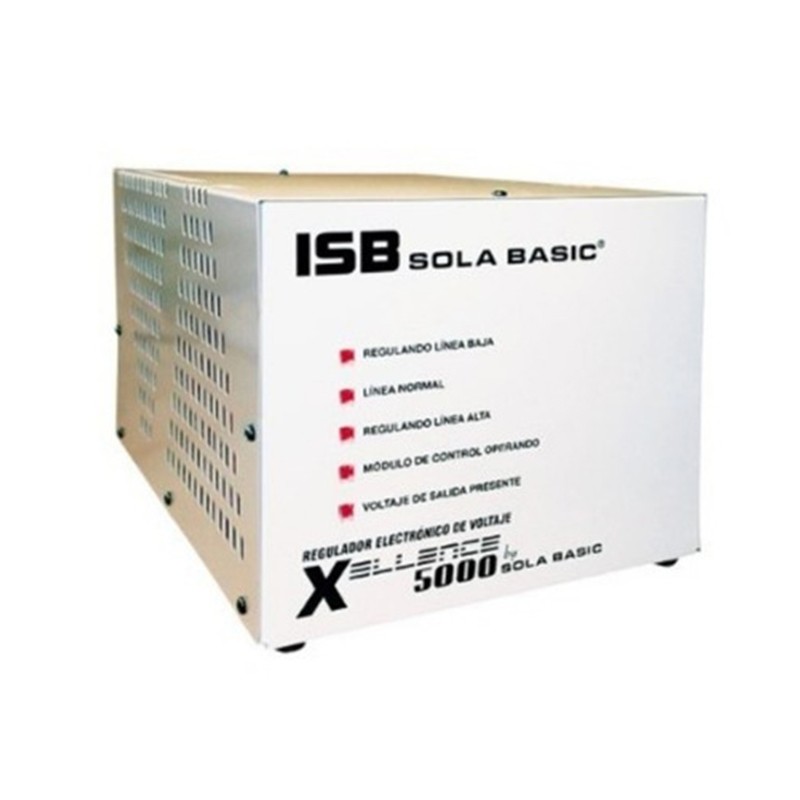 Regulador Industrias Sola Basic XELLENCE 5000 Monofásico, 5000VA.