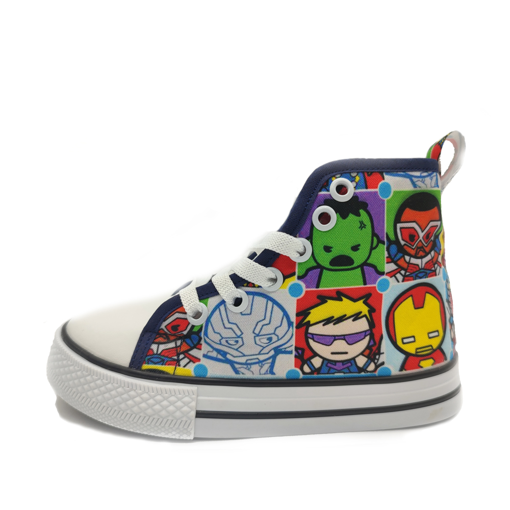 Tenis Choclo Niño Spiderman Super Heroes Avengers Marvel