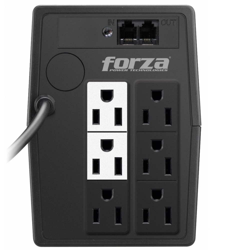 No Break Forza Power Technologies NT-511 250W 500VA Entrada 120V 6 Contactos pc dvr seguridad