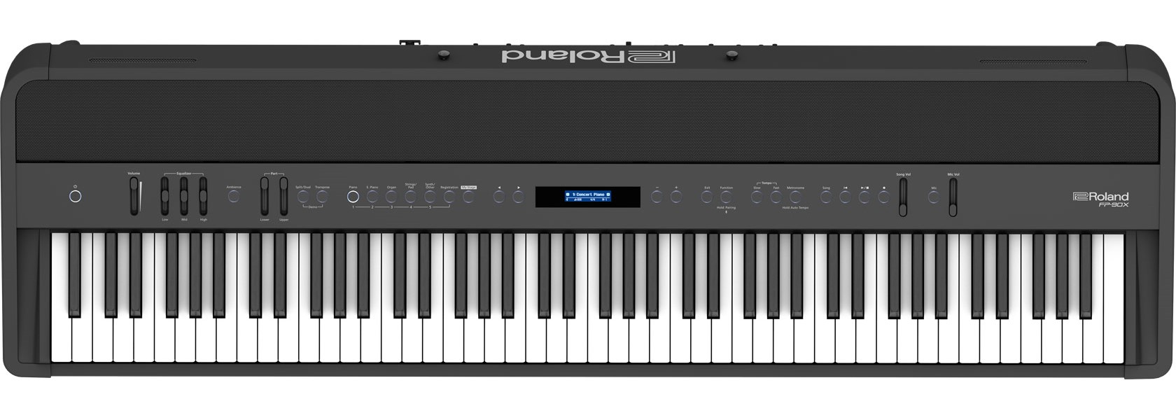 Piano Digital Profesional de 88 Teclas Roland FP-90X - Negro