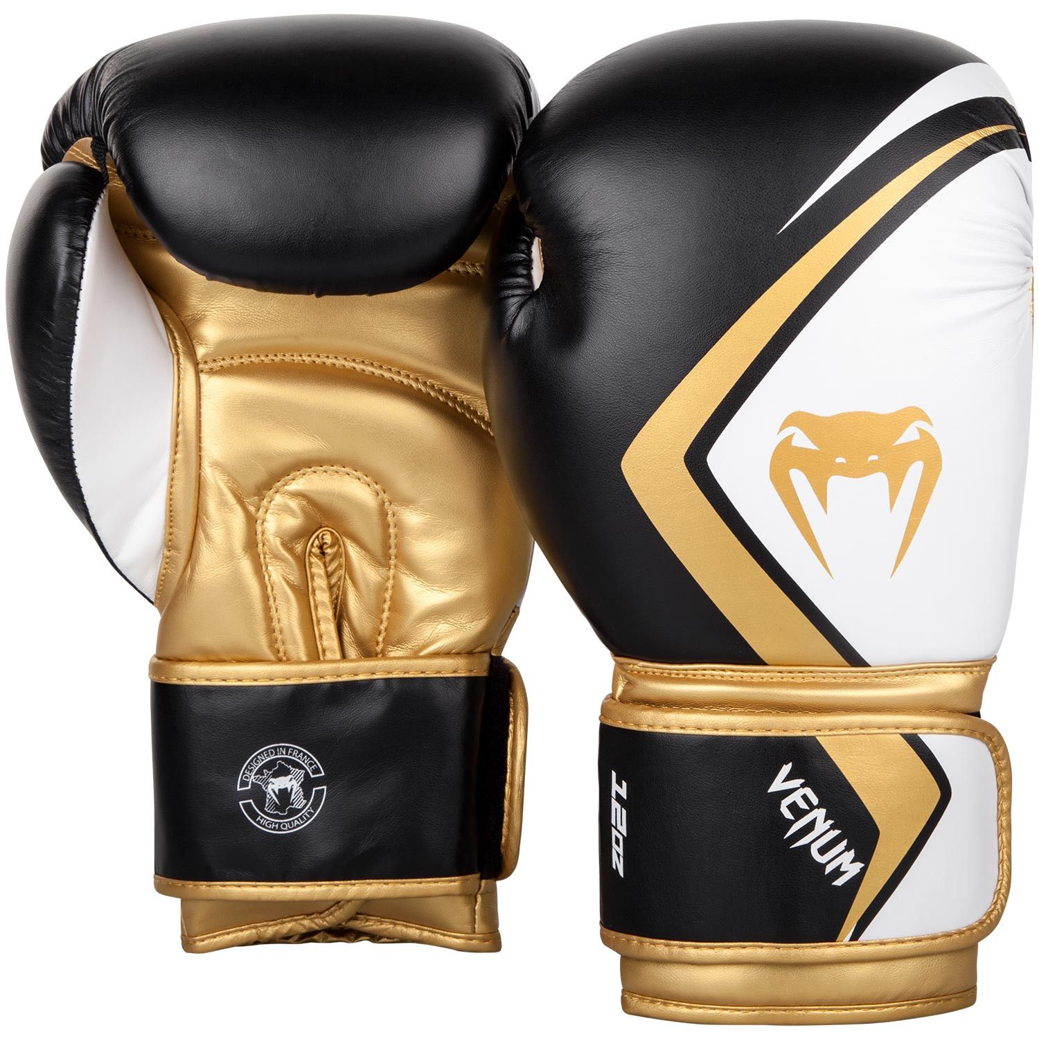 Guantes de Boxeo Venum Contender 2.0 - Black-Gold UFC
