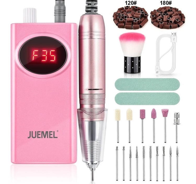 Pulidor Esmeril Taladro De Uñas Acrílicas 120 pz 5000rpm