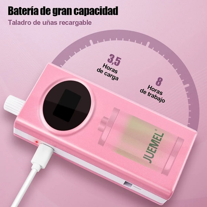 Pulidor Esmeril Taladro De Uñas Acrílicas 120 pz 5000rpm