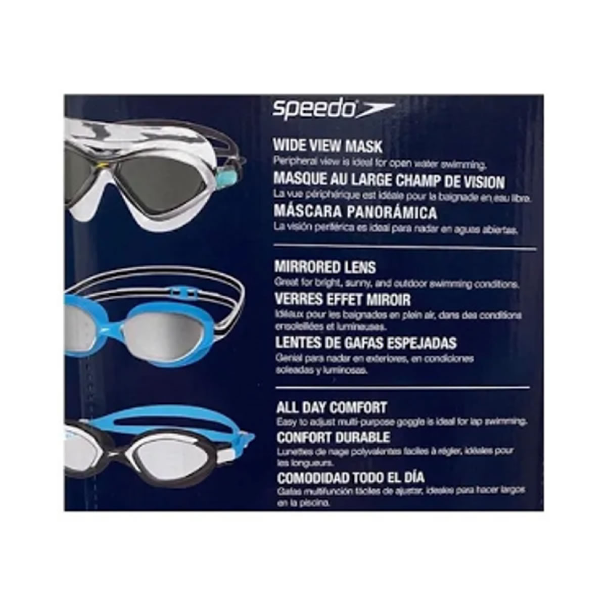 Gafas para Nadar Adulto 3 piezas con Protección UV Speedo