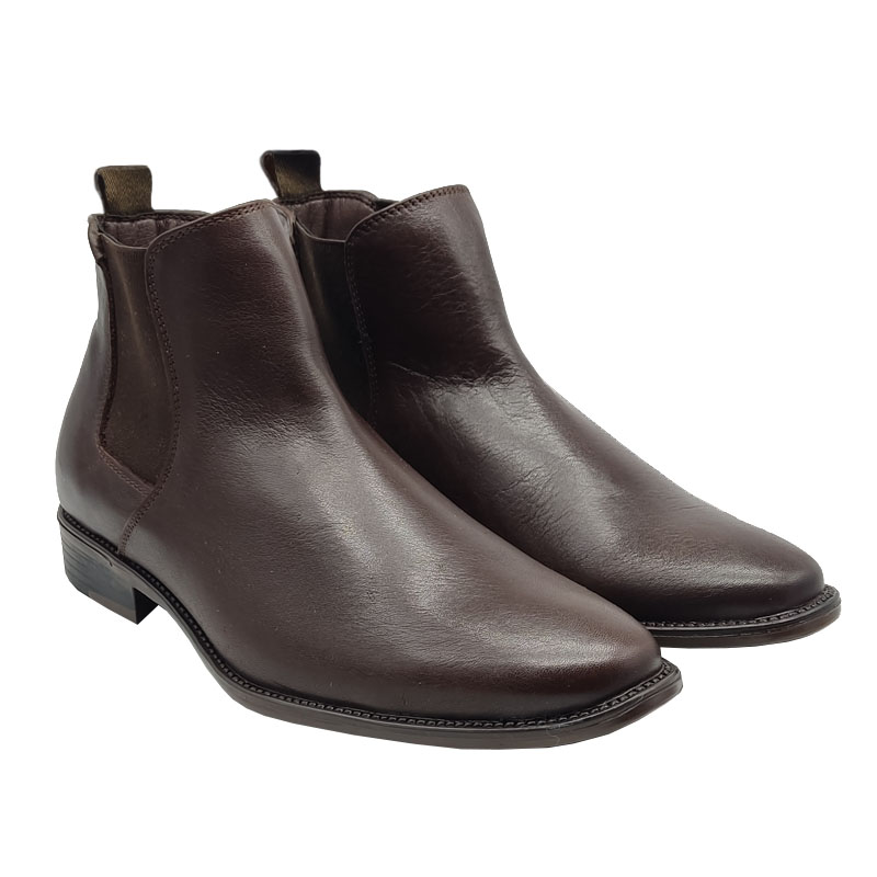 Botines 20hrs 651 Café Roca Hombre Casual Formal 100% Piel