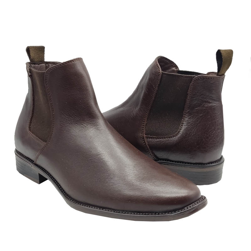 Botines 20hrs 651 Café Roca Hombre Casual Formal 100% Piel