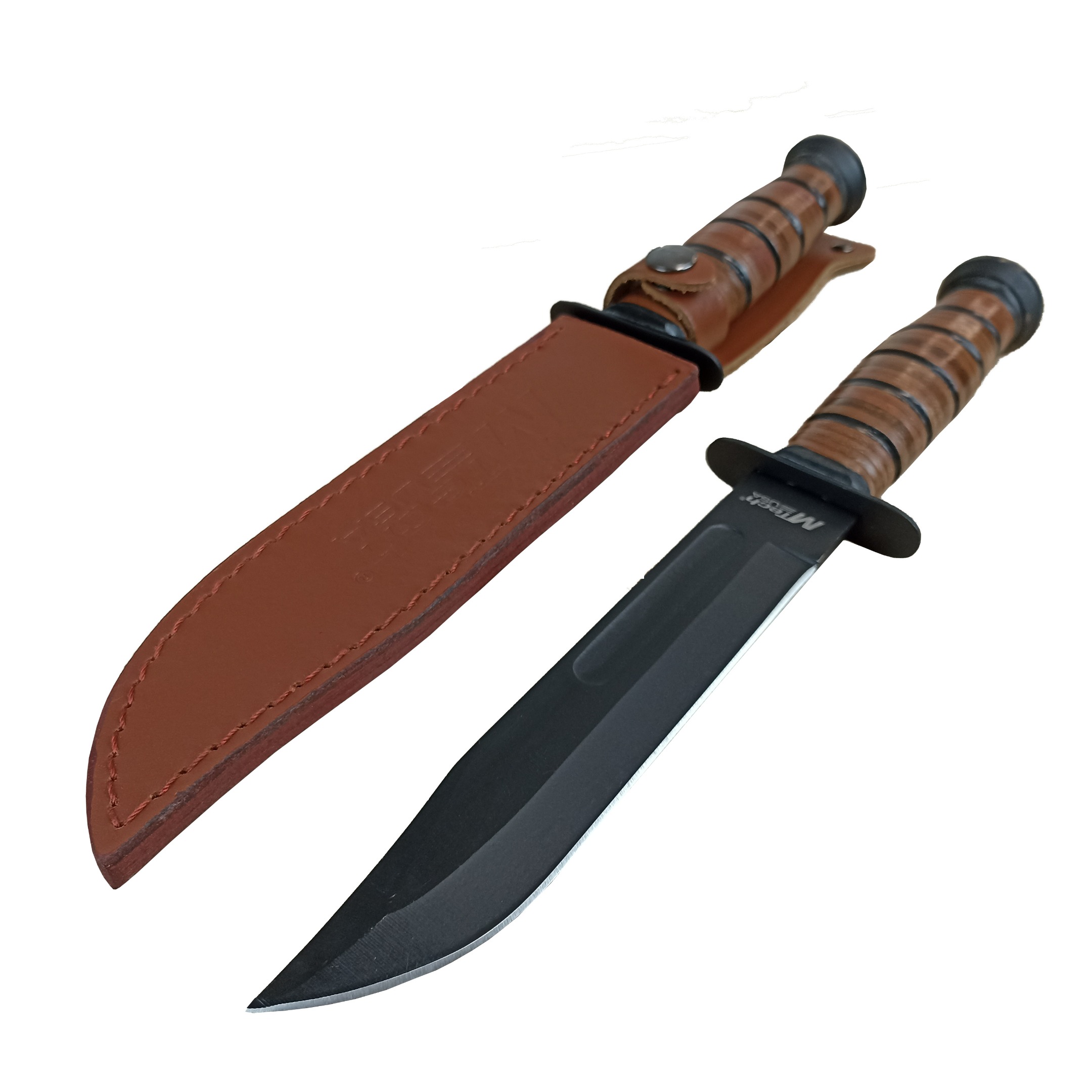 Cuchillo Con Funda De Cuero MT-122