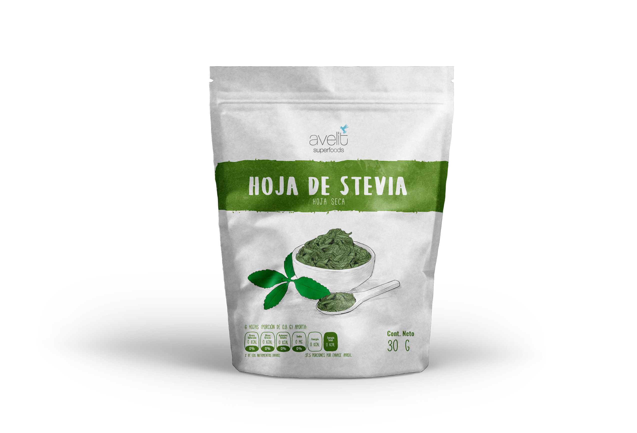 Hoja de Stevia Natural 30g