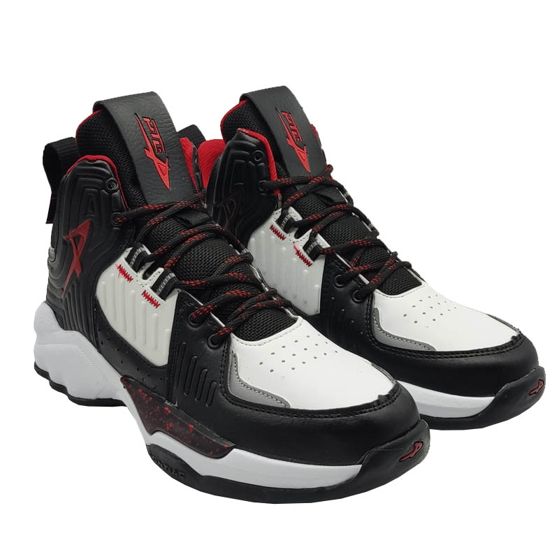 Tenis Pontiac 6129 Blanco Negro Rojo Hombre Ejercicio Running Correr Basketball