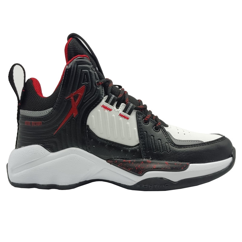Tenis Pontiac 6129 Blanco Negro Rojo Hombre Ejercicio Running Correr Basketball