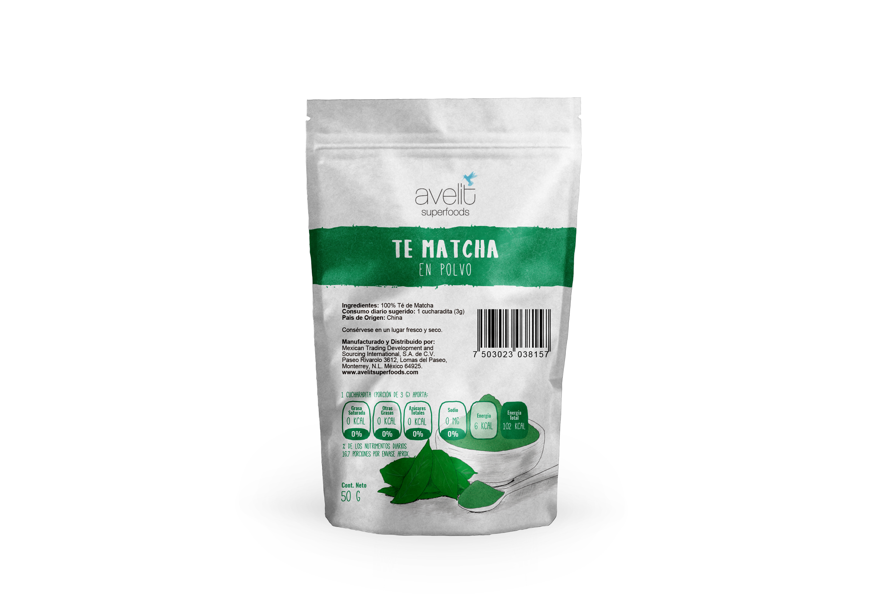 Té matcha en polvo 50g
