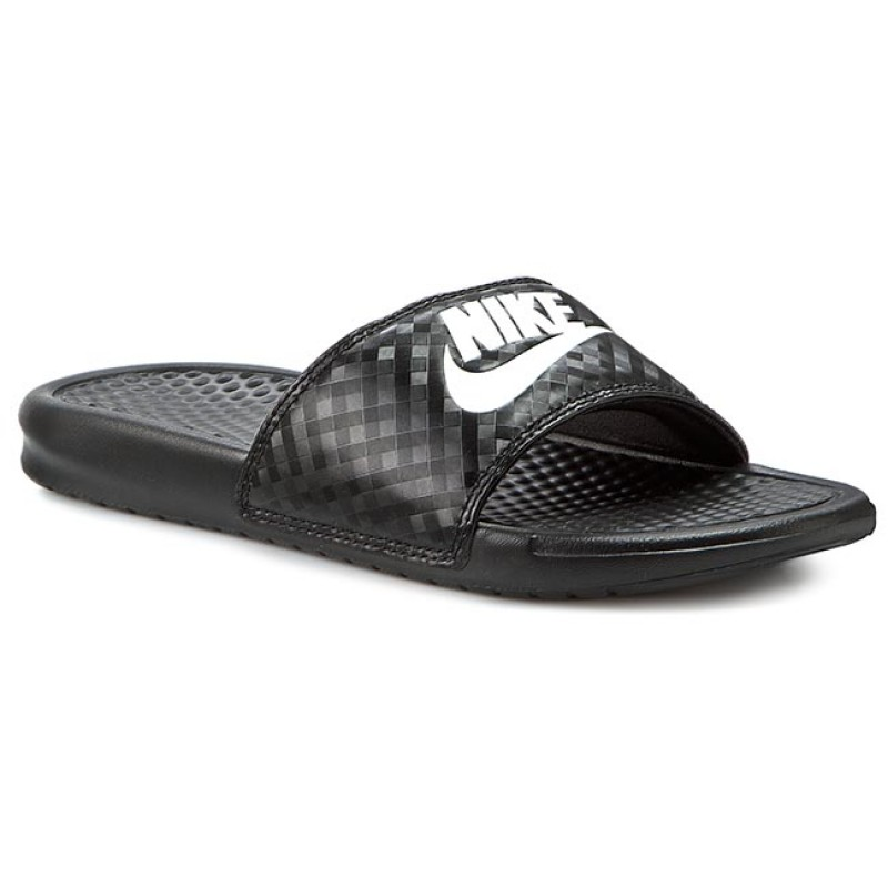 Sandalias Nike Wmns Benassi Jdi Negro Talla #25 Mujer Psd