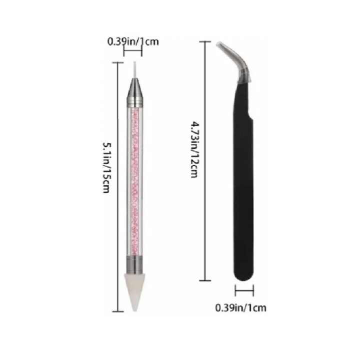 Cristales De Uñas para Decorar Pinza Y Selector