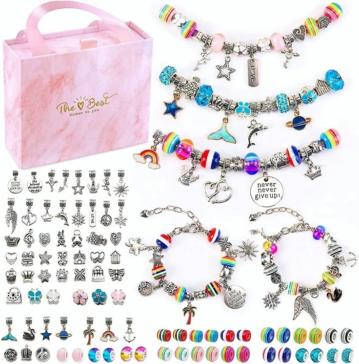 Kits Para Hacer Pulsera Niñas 91 pcs 