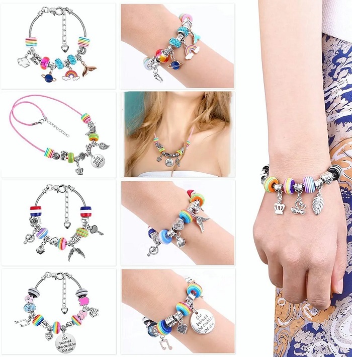 Kits Para Hacer Pulsera Niñas 91 pcs 