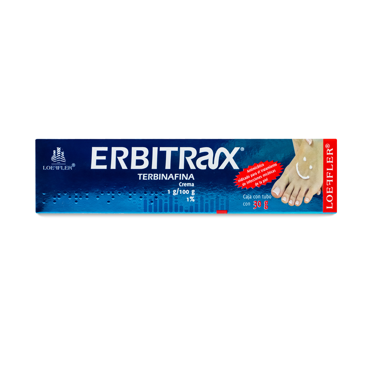 Erbitrax Crema 1% Terbinafina Loeffler