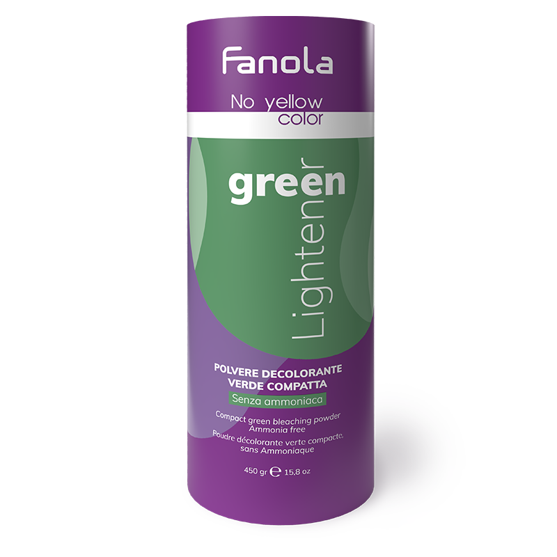 Polvo decolorante verde 450 g. Green Lightener de Fanola.