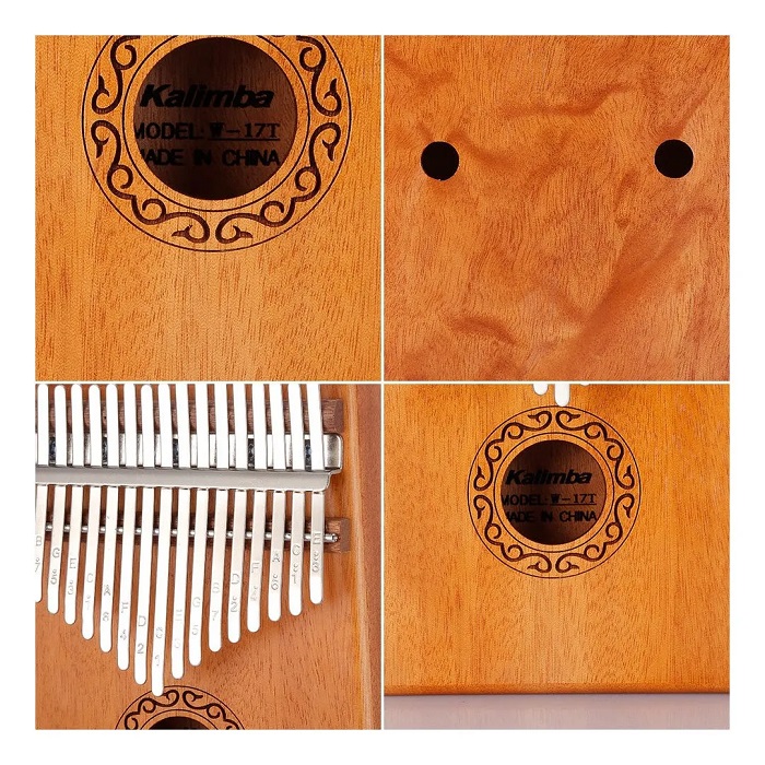 17 Teclas Kalimba Instrumento Musical de Madera