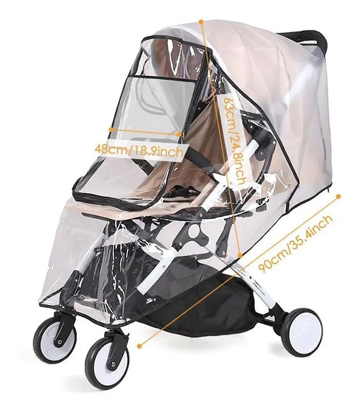 Cubierta Protectora Carriola Lluvia Bebé