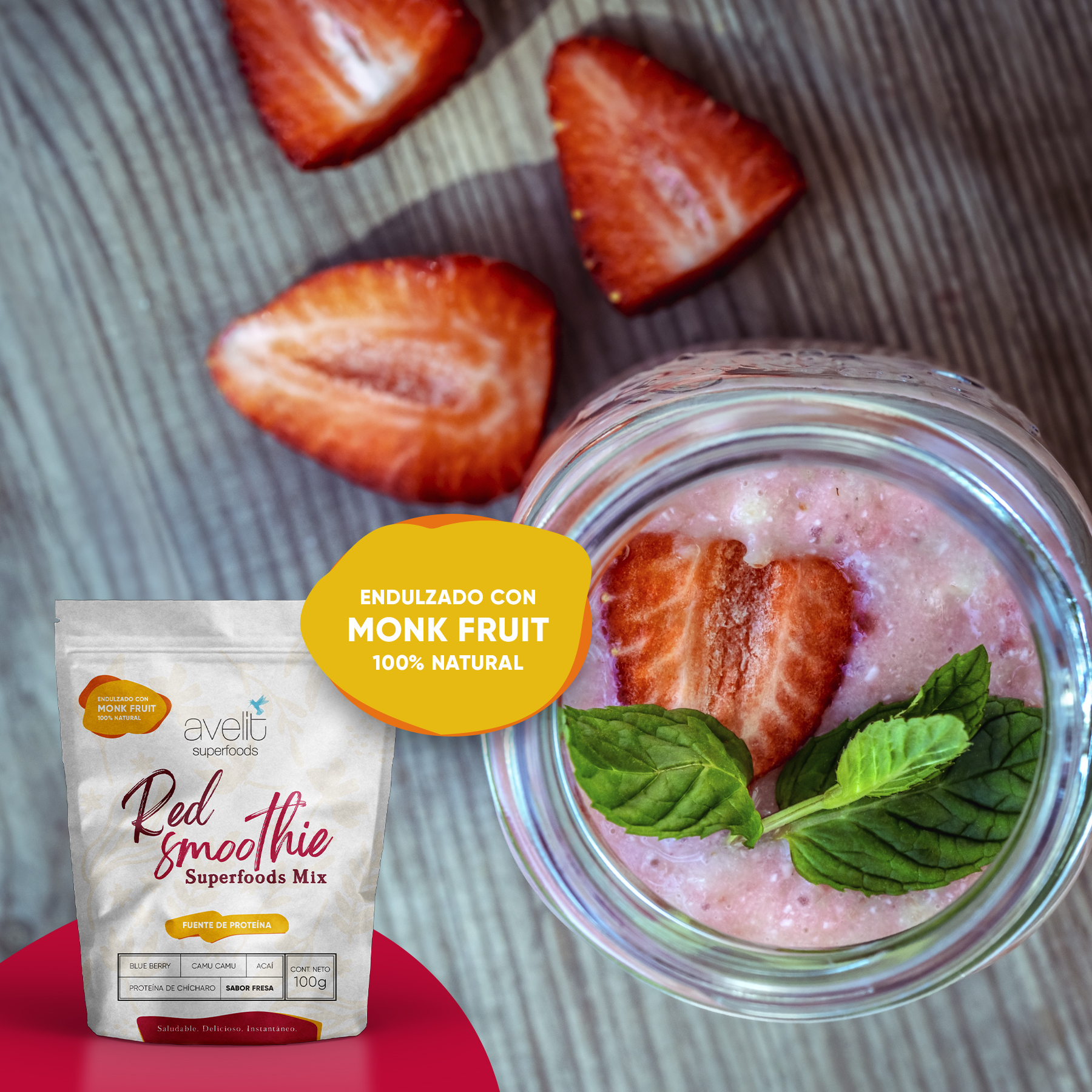 Red superfoods smoothie mix 100g
