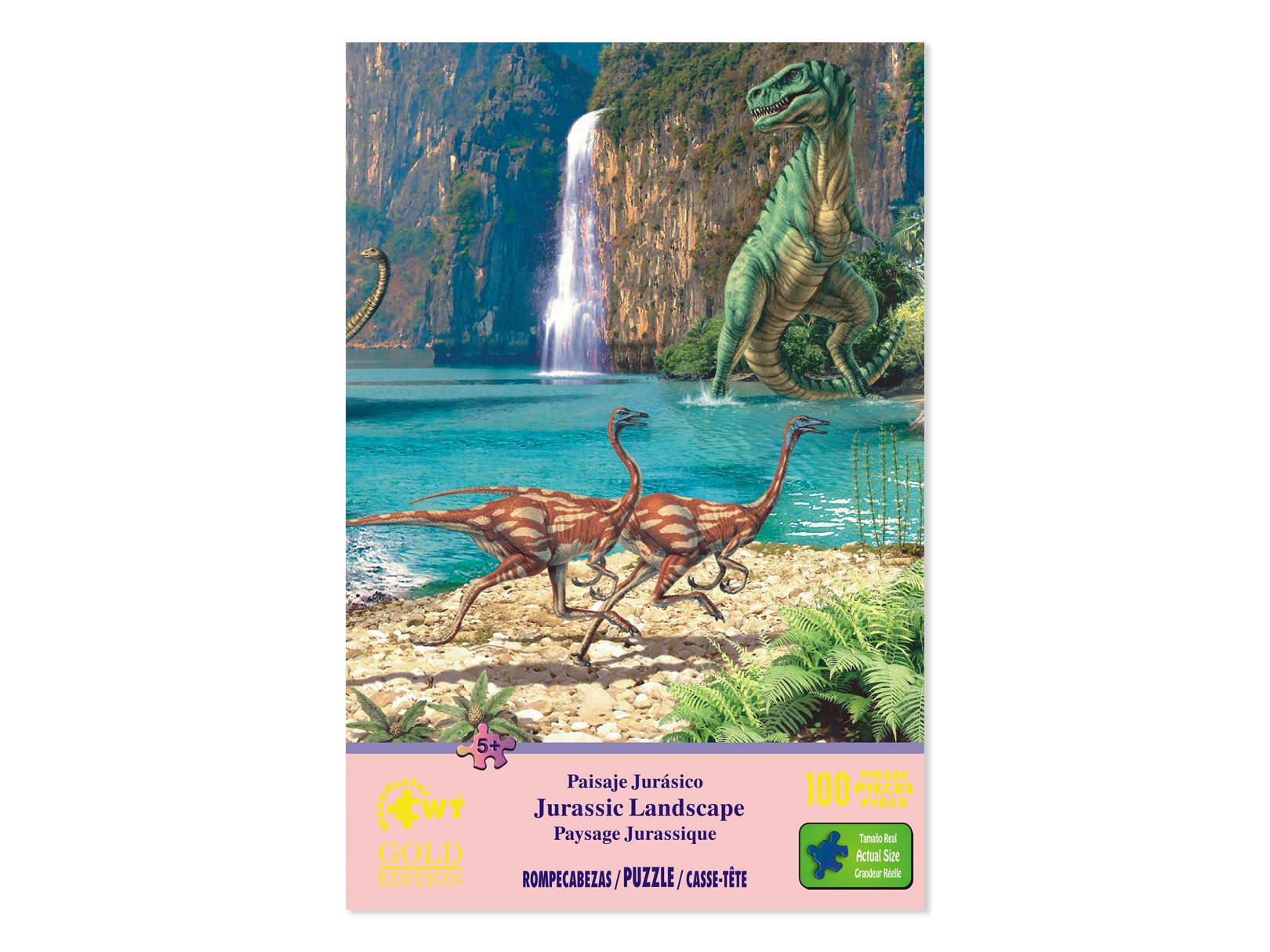 Rompecabezas WuundenToy 100 Piezas, Paisaje Jurásico, Puzzles para Adultos, Niños y Adolescentes, Calidad Premium, Perfecto para Adorno de Interiores, Ideal para Regalo