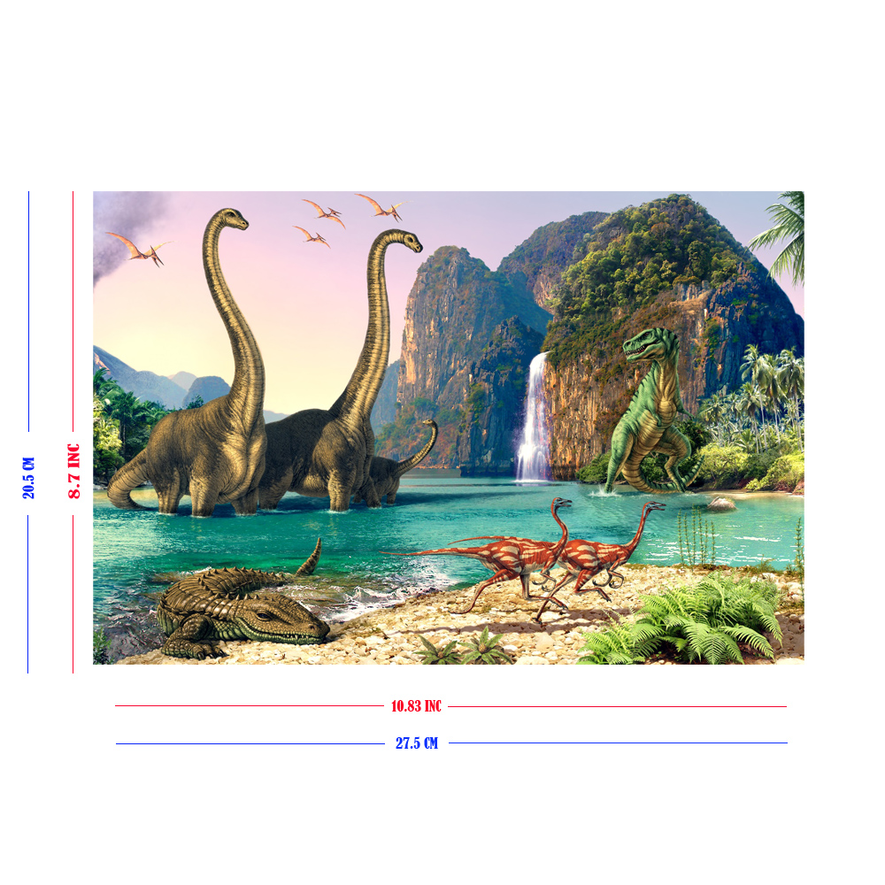 Rompecabezas WuundenToy 100 Piezas, Paisaje Jurásico, Puzzles para Adultos, Niños y Adolescentes, Calidad Premium, Perfecto para Adorno de Interiores, Ideal para Regalo