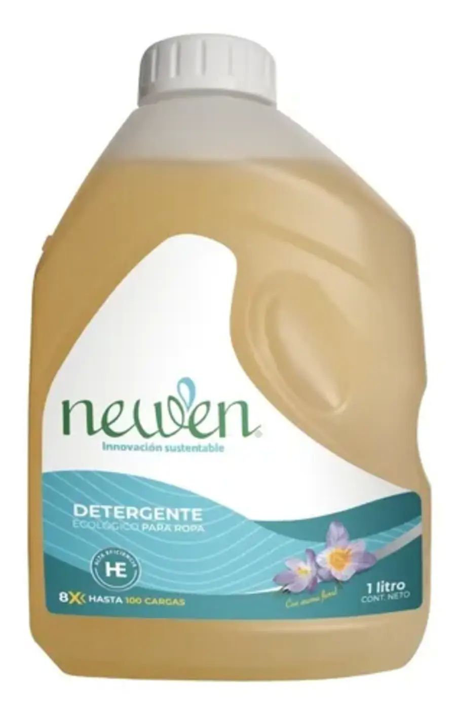 1 Litro Newen Detergente Biodegradable 100 Cargas