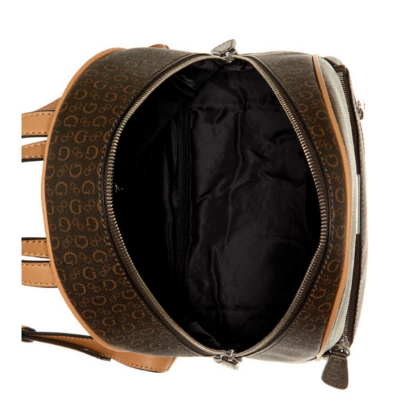 Mochila Guess Café para Mujer con Monograma Original