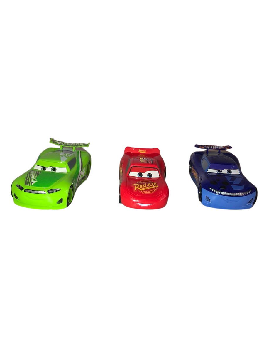 Set Carritos Fricción Cars 3 Vehículos